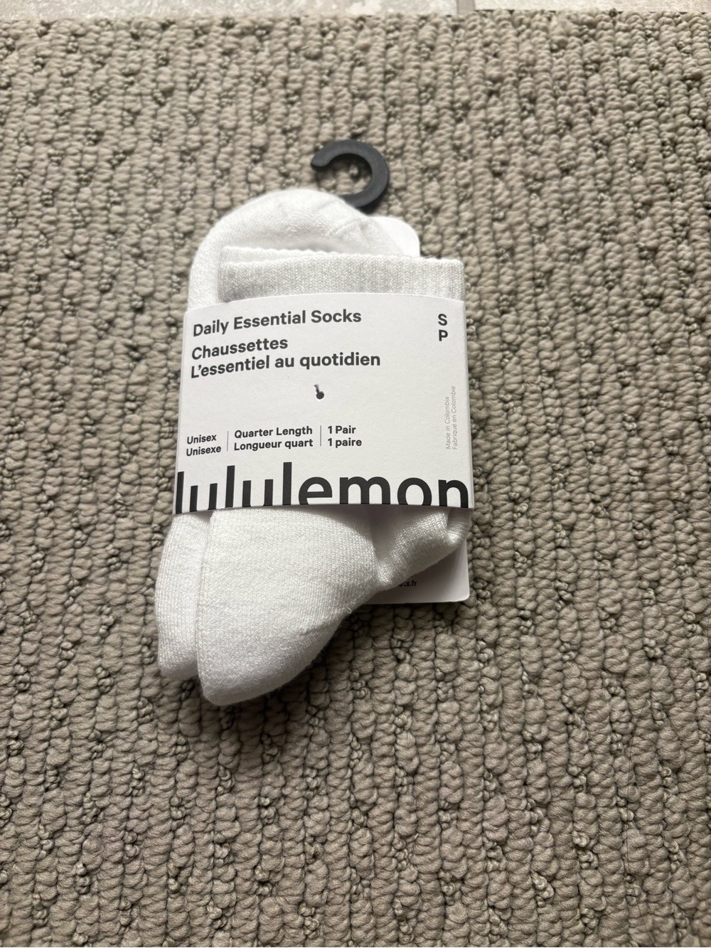 lululemon athletica Daily Essential Quarter Socks - White